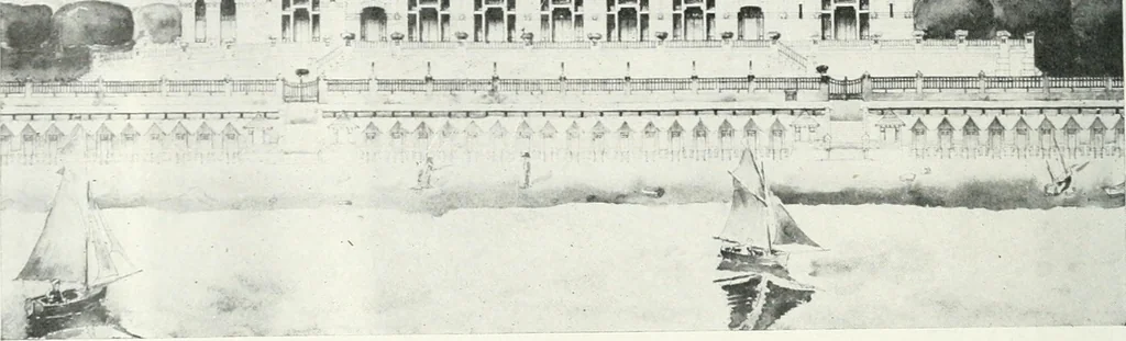 An illustration from Les Salons d'architecture, 1907, leaf 77
