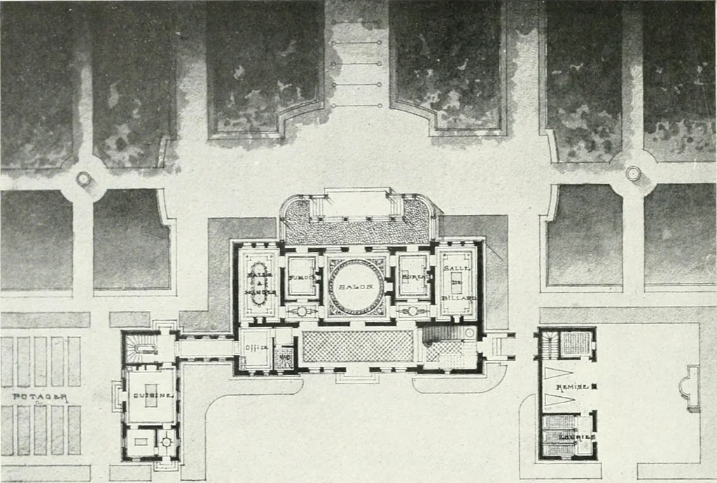 An illustration from Les Salons d'architecture, 1907, leaf 79
