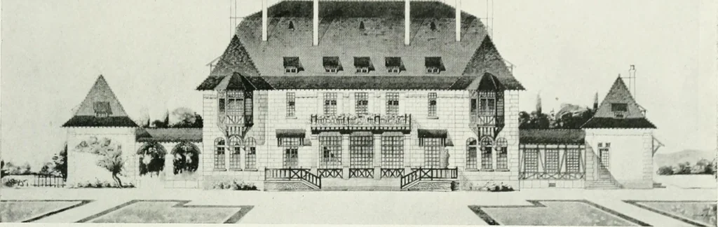 An illustration from Les Salons d'architecture, 1907, leaf 80