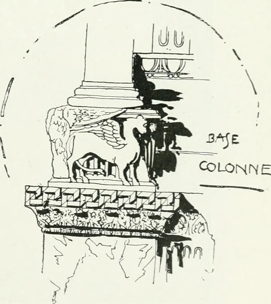 An illustration from Les Salons d'architecture, 1907, leaf 82