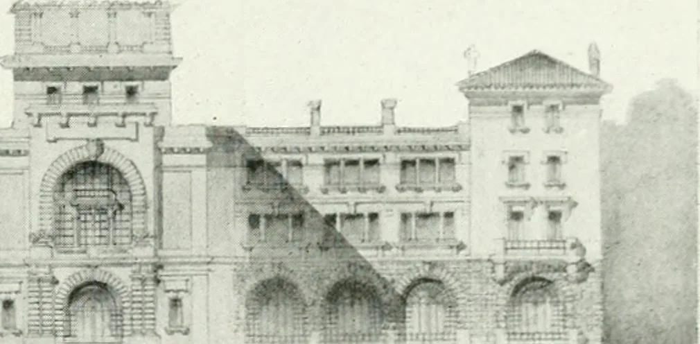 An illustration from Les Salons d'architecture, 1907, leaf 84