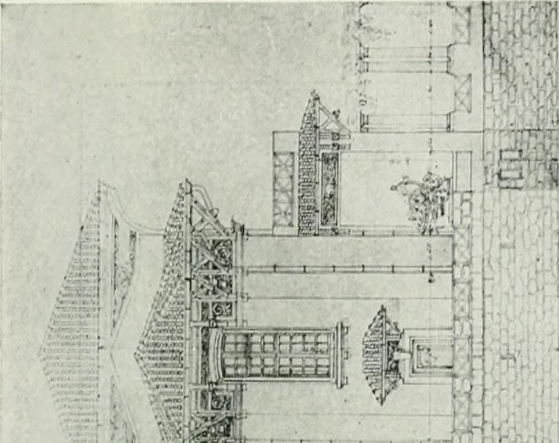 An illustration from Les Salons d'architecture, 1907, leaf 86