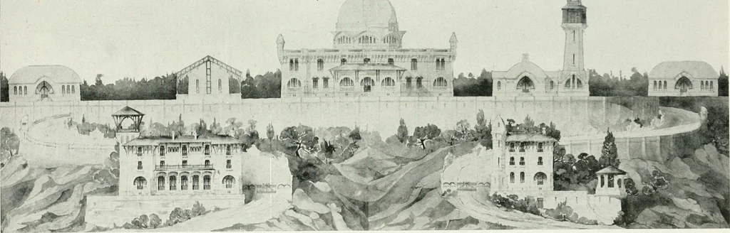 An illustration from Les Salons d'architecture, 1907, leaf 88