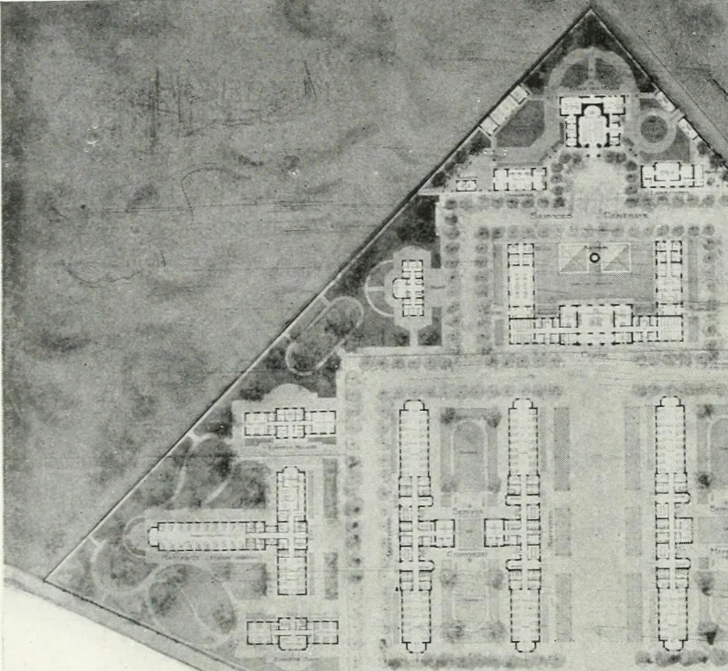 An illustration from Les Salons d'architecture, 1907, leaf 89