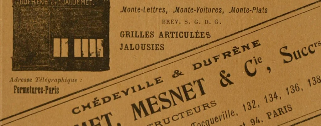 An illustration from Les Salons d'architecture, 1907, leaf 9