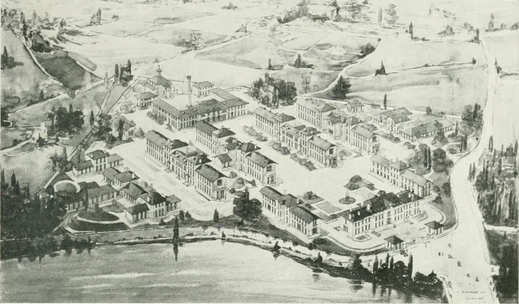 An illustration from Les Salons d'architecture, 1907, leaf 90