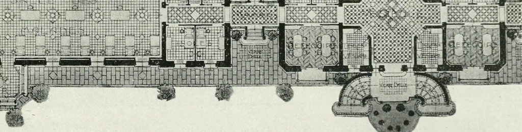An illustration from Les Salons d'architecture, 1907, leaf 94