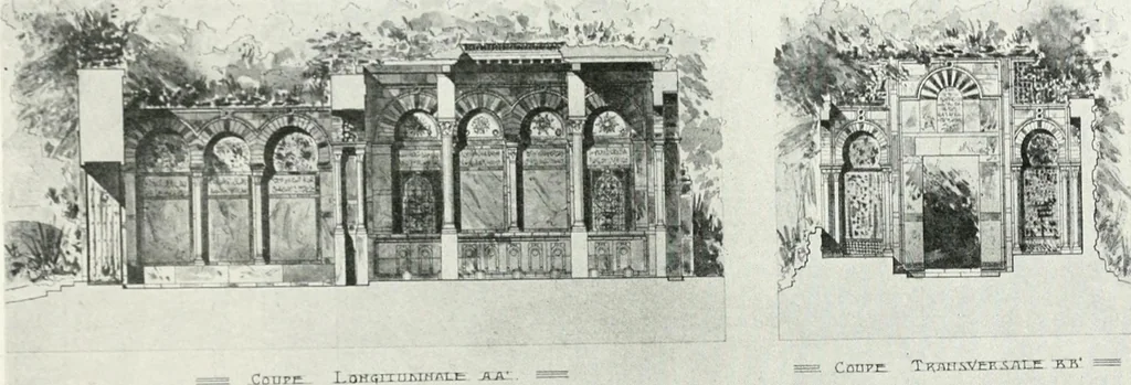 An illustration from Les Salons d'architecture, 1907, leaf 99