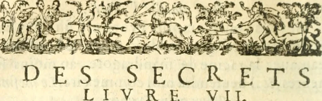 An illustration from Les secrets et merueilles de nature, recueillis de diuers autheurs & diuisez en XVII. liures, 1586, leaf 427