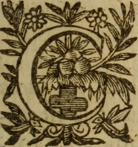 An illustration from Les sept livres d'Aphorismes du grand Hippocrate en latin et en françois : enrichis de tres-beaux et tres-doctes discours en forme de paraphrases, et d'explications tres-judicieuses prises des anciens & nouveaux autheurs ..., 1645, leaf 34