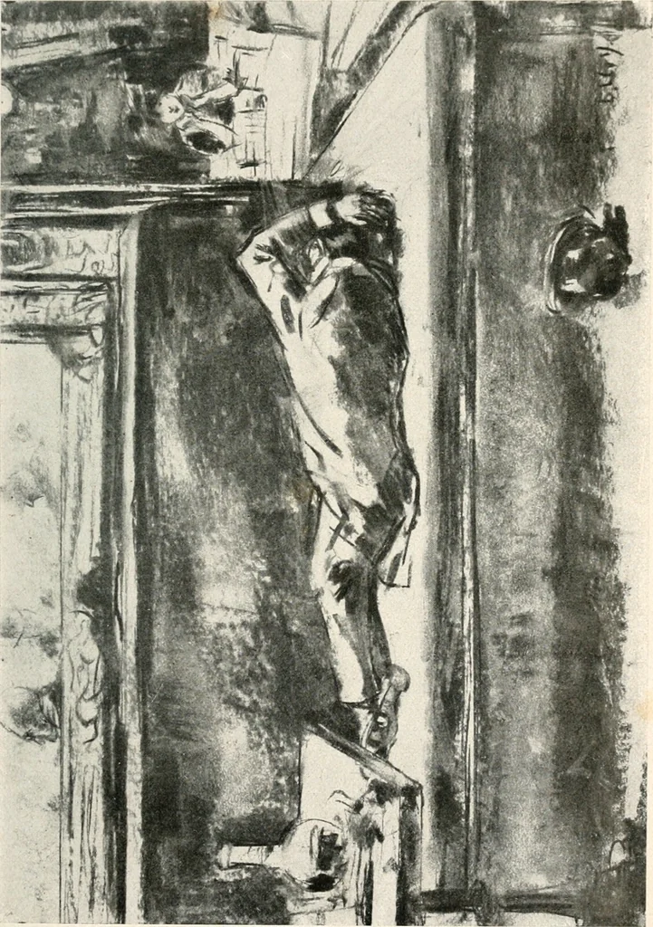 An illustration from Lesser Ury, 1921, leaf 20