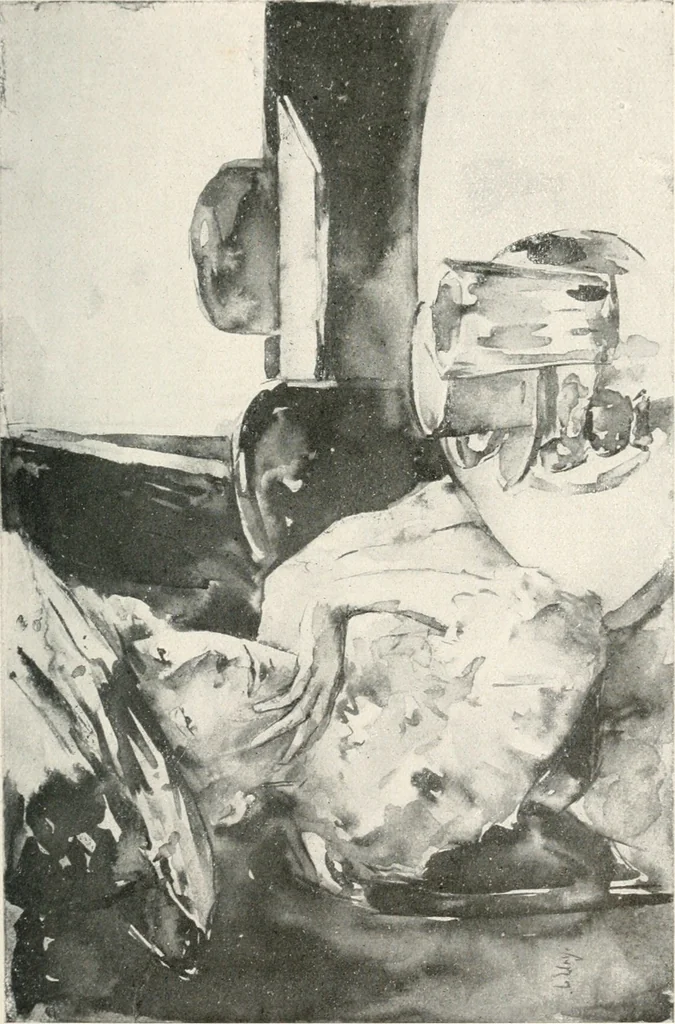 An illustration from Lesser Ury, 1921, leaf 22