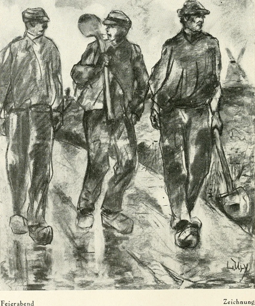 An illustration from Lesser Ury, 1921, leaf 25