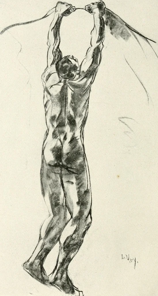 An illustration from Lesser Ury, 1921, leaf 29