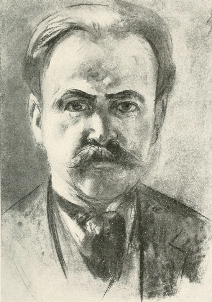 An illustration from Lesser Ury, 1921, leaf 30
