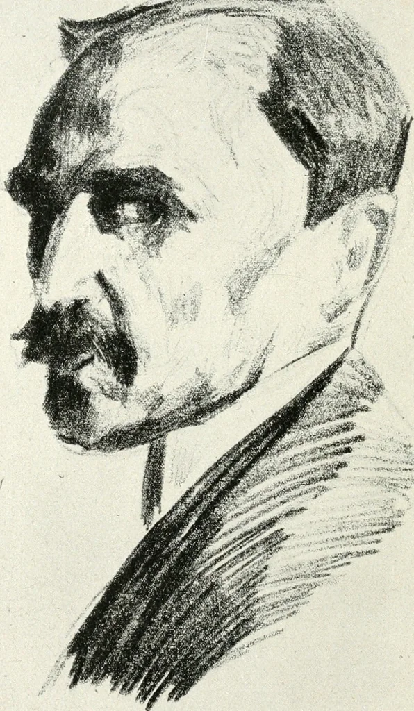 An illustration from Lesser Ury, 1921, leaf 35