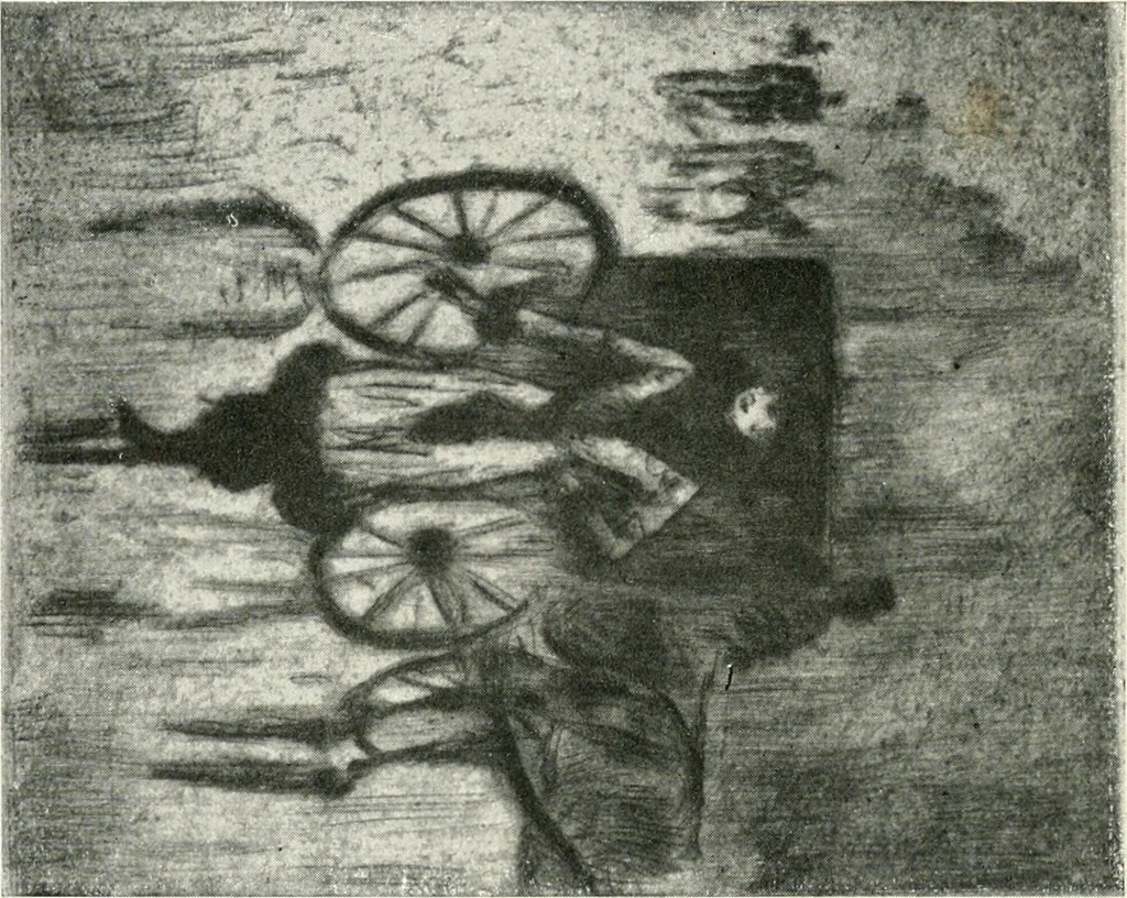 An illustration from Lesser Ury, 1921, leaf 39