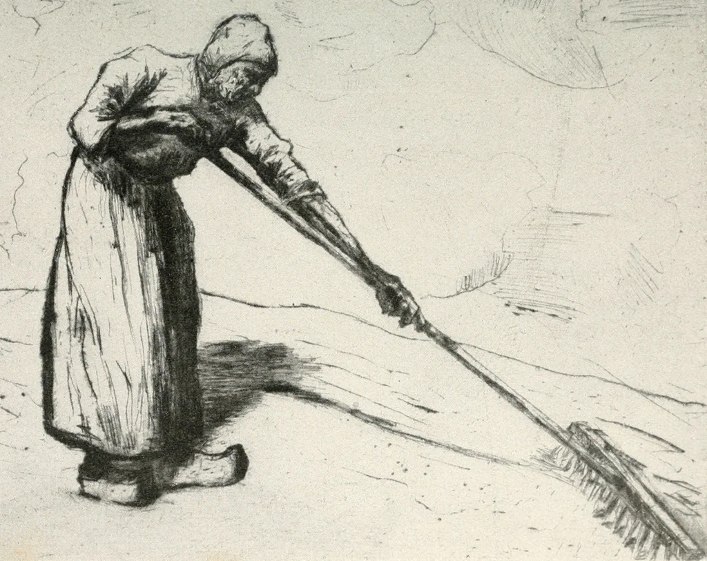 An illustration from Lesser Ury, 1921, leaf 48