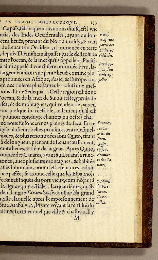 An illustration from Les singularitez de la France Antarctique, autrement nommée Amerique: & de plusieurs terre & isles decouuerte de nostre temps., 1558, leaf 299