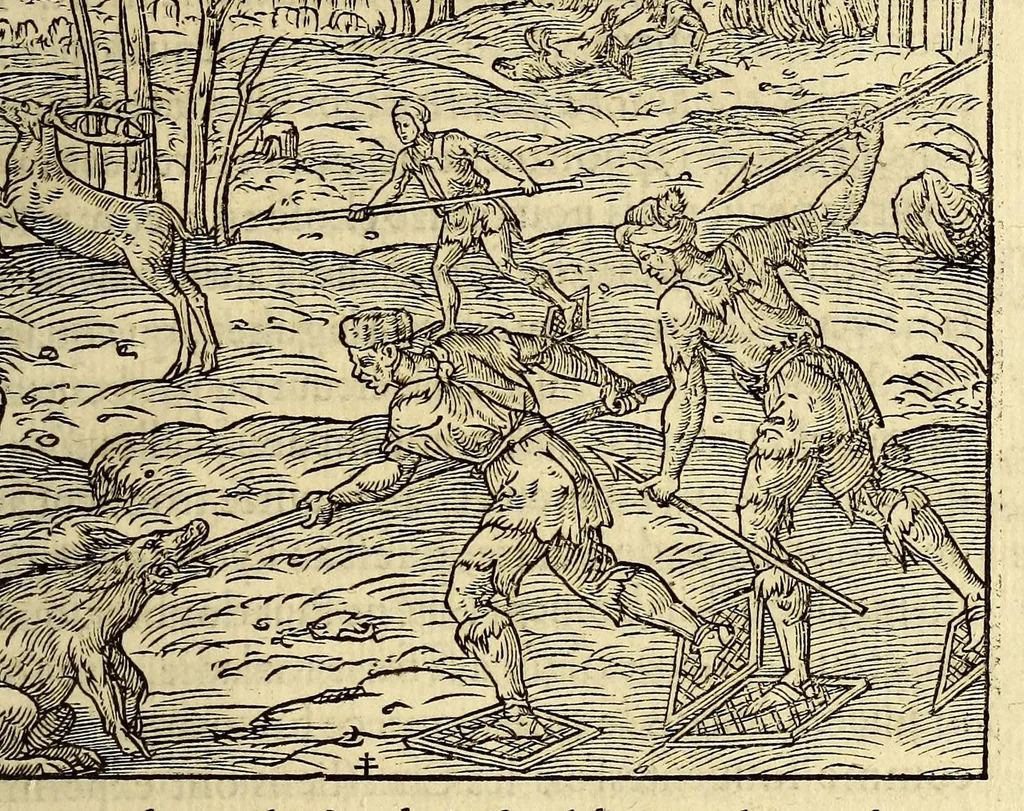 An illustration from Les singularitez de la France Antarctique, autrement nommée Amerique: & de plusieurs terre & isles decouuerte de nostre temps., 1558, leaf 327