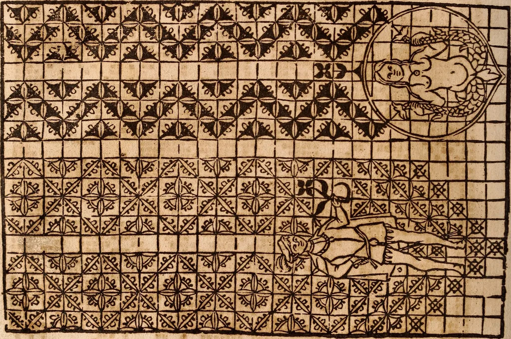 An illustration from Les singvliers et novveavx povrtraicts, 1589, leaf 105