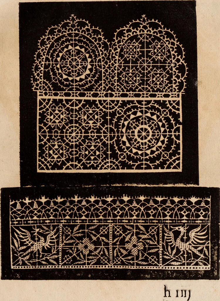 An illustration from Les singvliers et novveavx povrtraicts, 1589, leaf 46