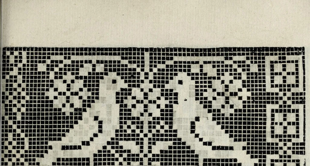 An illustration from Les singvliers et novveaux povrtraicts : pour toutes sortes d'ouurages de lingerie, 1601, leaf 105