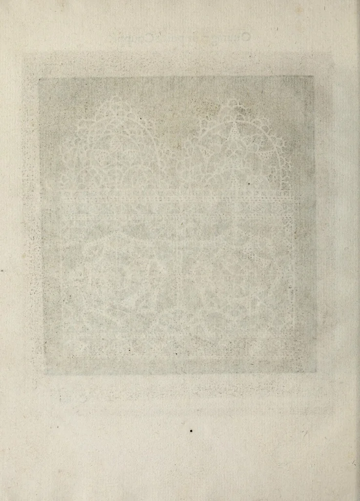 An illustration from Les singvliers et novveaux povrtraicts : pour toutes sortes d'ouurages de lingerie, 1601, leaf 28