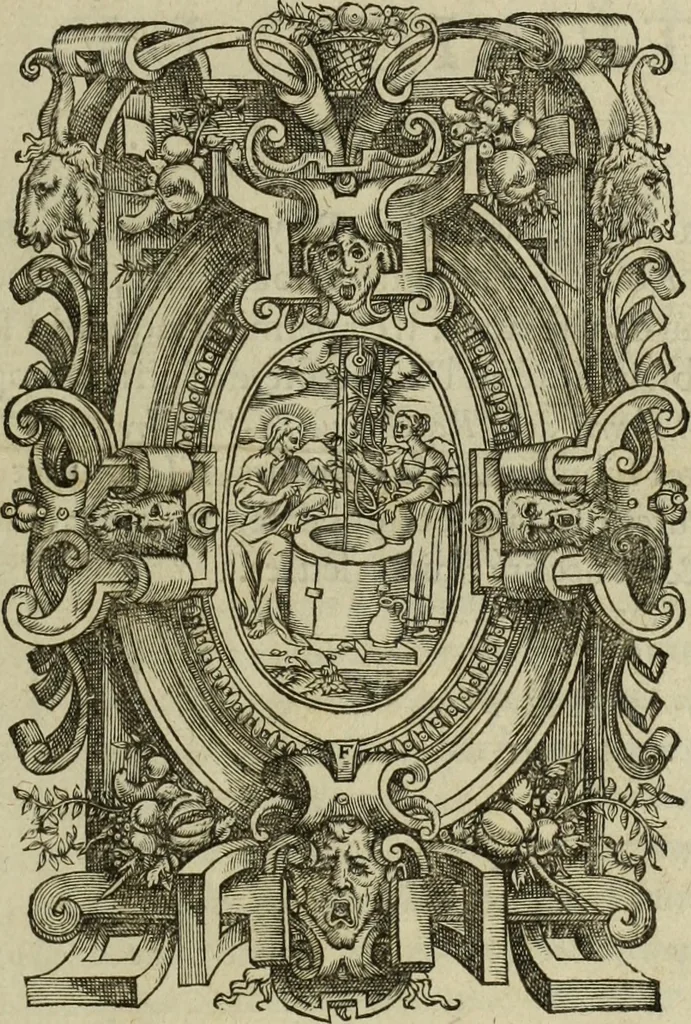 An illustration from Les six liures de la republique, 1577, leaf 6