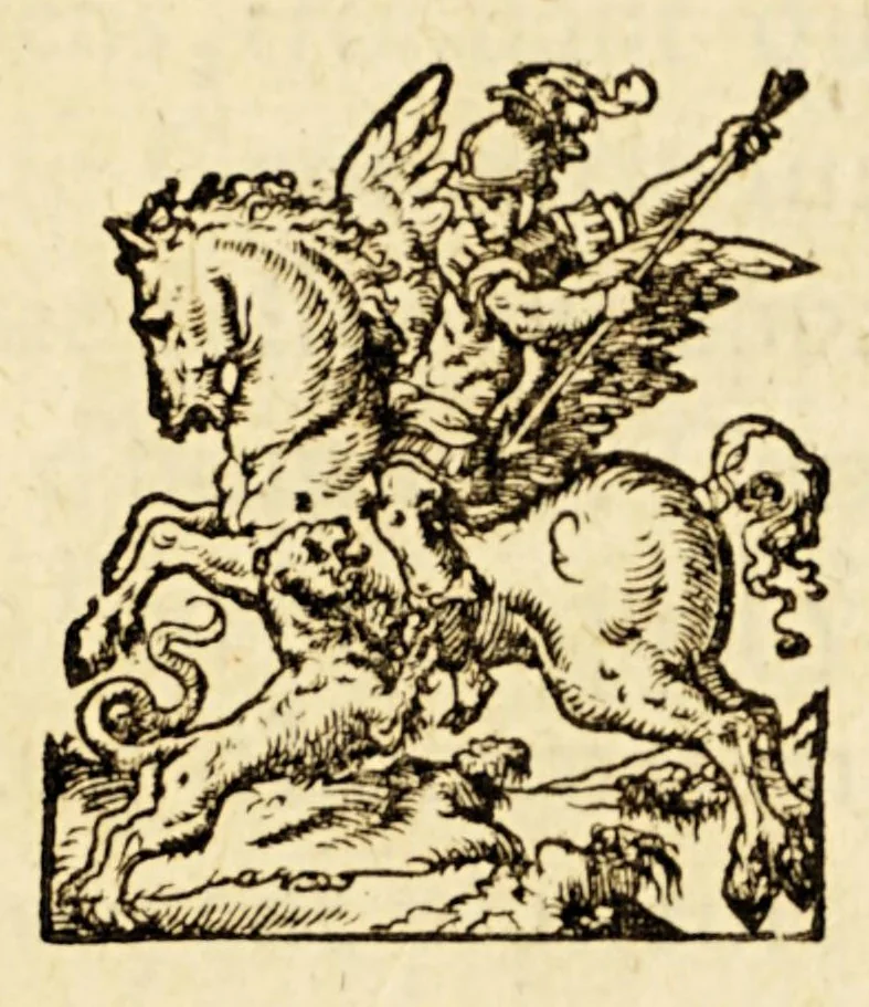 An illustration from Les six premiers liures des elements d'Euclide,, 1566, leaf 9