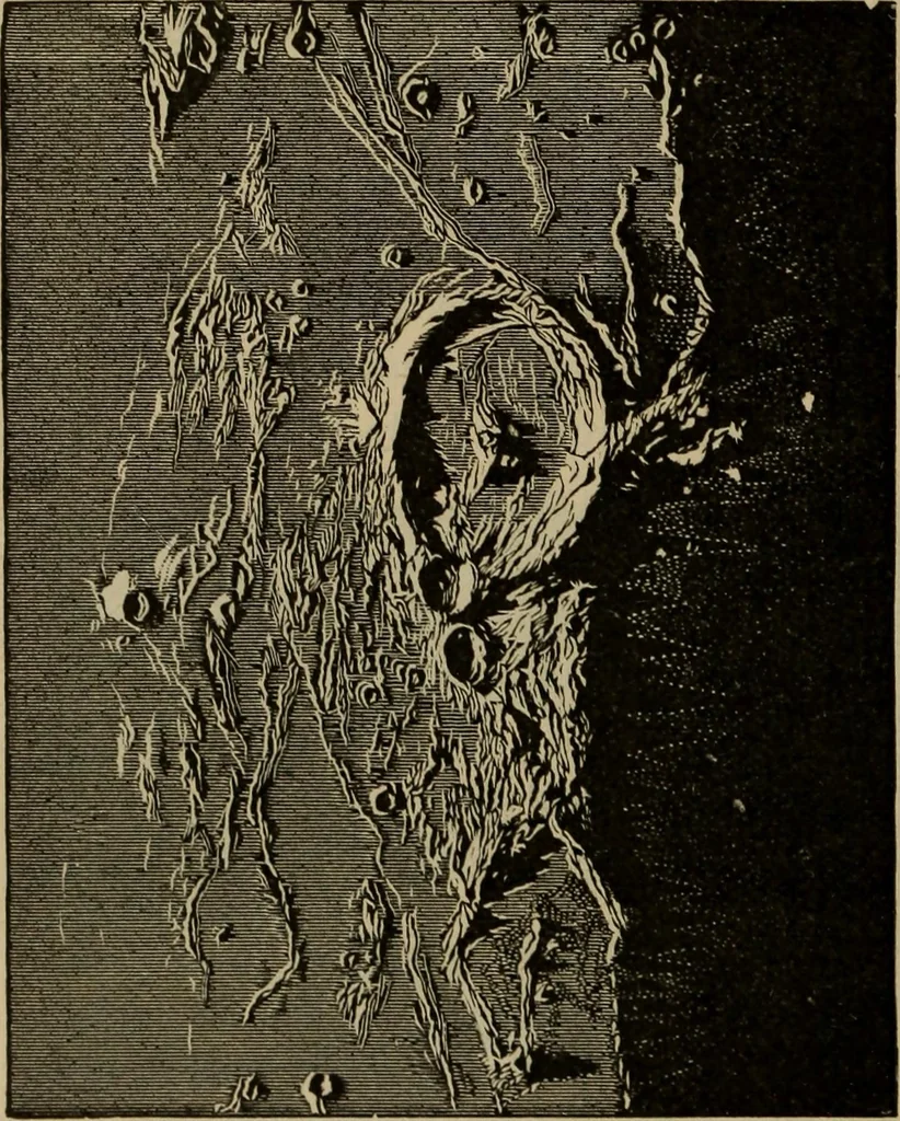An illustration from Lessons in astronomy including uranography. A brief intoductory course without mathematics, 1896, leaf 117