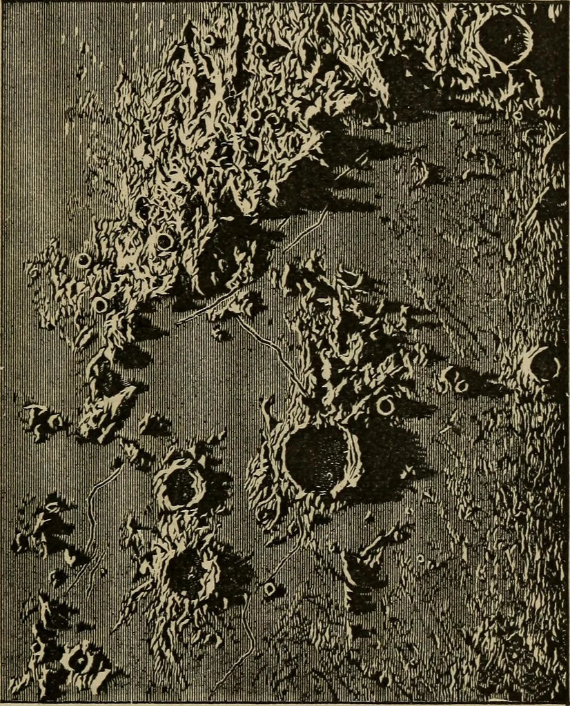 An illustration from Lessons in astronomy including uranography. A brief intoductory course without mathematics, 1896, leaf 118