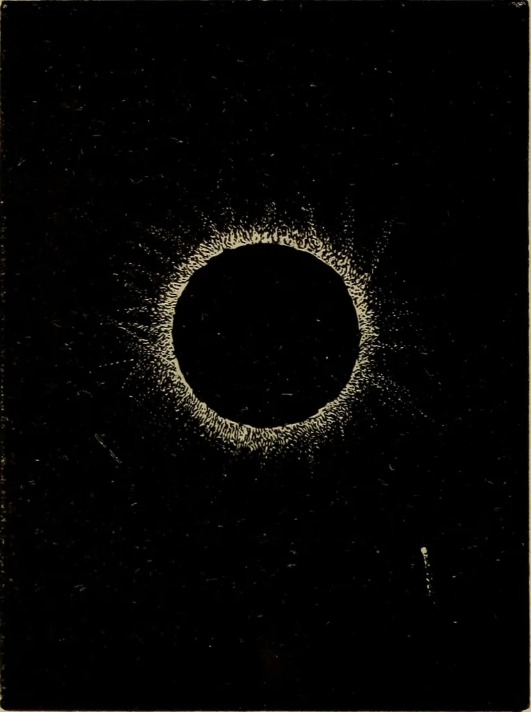 An illustration from Lessons in astronomy including uranography. A brief intoductory course without mathematics, 1896, leaf 147