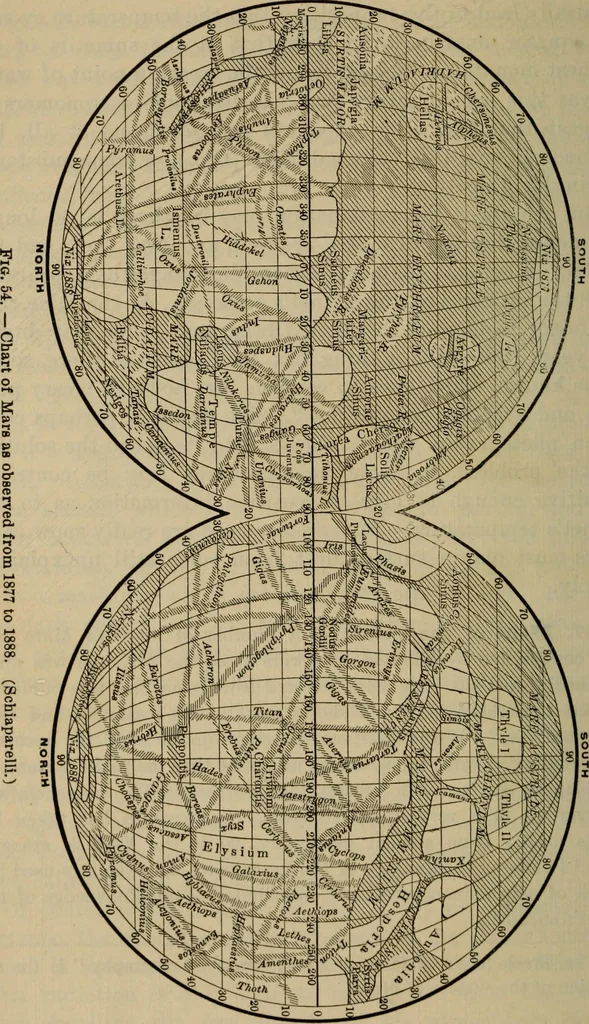 An illustration from Lessons in astronomy including uranography. A brief intoductory course without mathematics, 1896, leaf 199