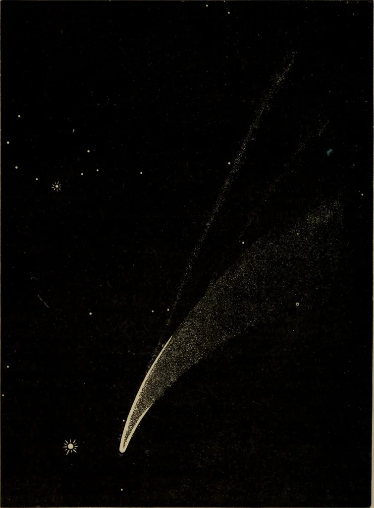 An illustration from Lessons in astronomy including uranography. A brief intoductory course without mathematics, 1896, leaf 225