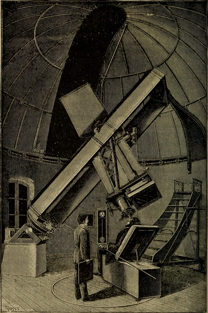 An illustration from Lessons in astronomy including uranography. A brief intoductory course without mathematics, 1896, leaf 267