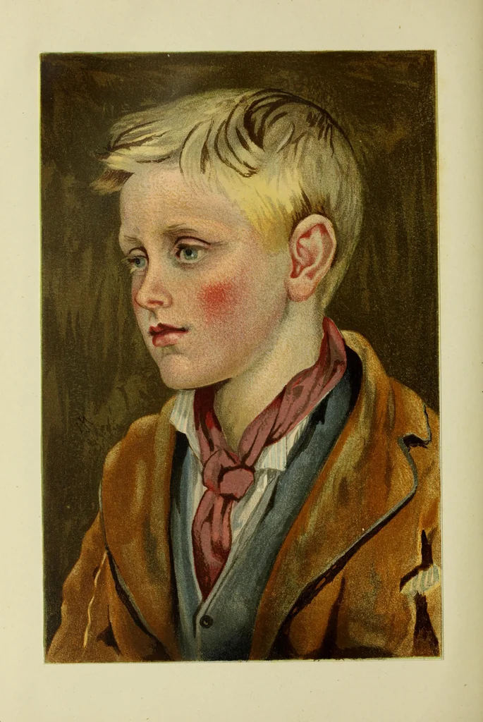 An illustration from Lessons in figure painting in water colours, 1881, leaf 55
