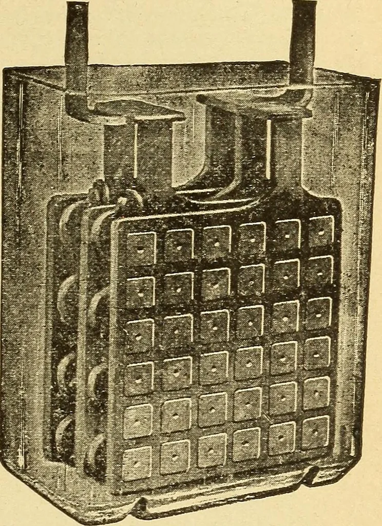 An illustration from Lessons in practical electricity; principles, experiments, and arithmetical problems, an elementary text-book, 1903, leaf 104