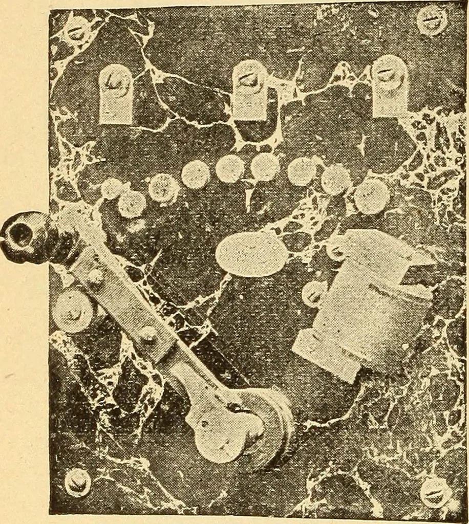 An illustration from Lessons in practical electricity; principles, experiments, and arithmetical problems, an elementary text-book, 1903, leaf 167