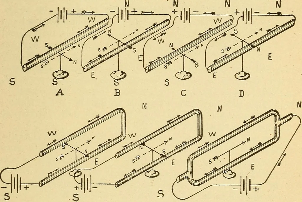 An illustration from Lessons in practical electricity; principles, experiments, and arithmetical problems, an elementary text-book, 1903, leaf 176