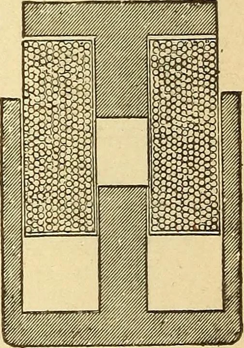 An illustration from Lessons in practical electricity; principles, experiments, and arithmetical problems, an elementary text-book, 1903, leaf 209