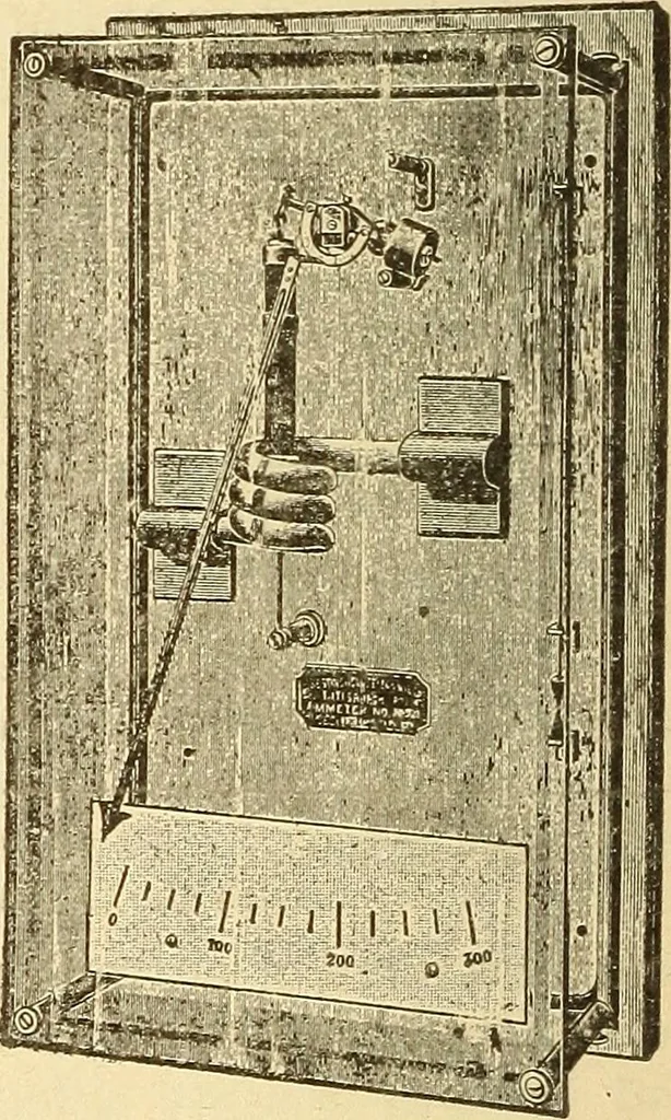 An illustration from Lessons in practical electricity; principles, experiments, and arithmetical problems, an elementary text-book, 1903, leaf 221