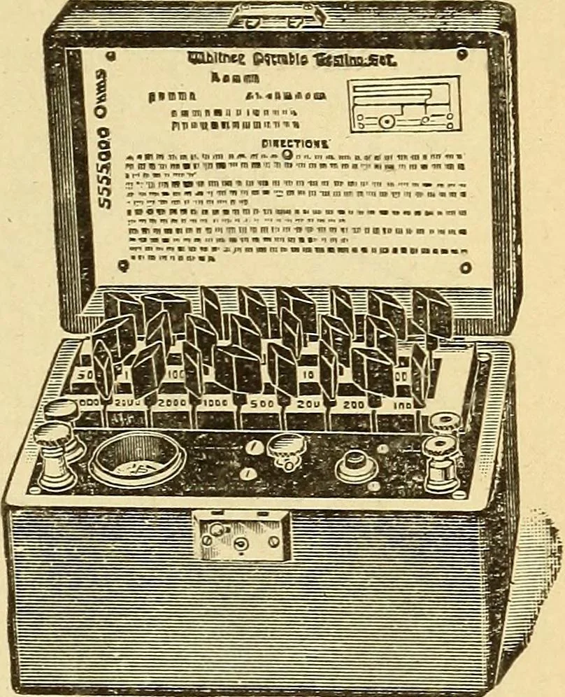 An illustration from Lessons in practical electricity; principles, experiments, and arithmetical problems, an elementary text-book, 1903, leaf 280