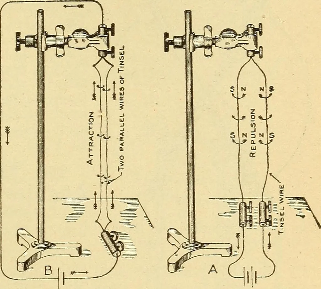 An illustration from Lessons in practical electricity; principles, experiments, and arithmetical problems, an elementary text-book, 1903, leaf 300