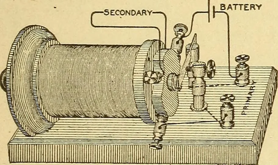 An illustration from Lessons in practical electricity; principles, experiments, and arithmetical problems, an elementary text-book, 1903, leaf 336
