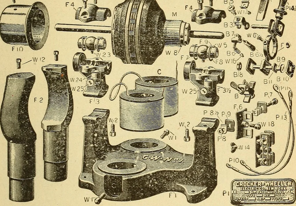An illustration from Lessons in practical electricity; principles, experiments, and arithmetical problems, an elementary text-book, 1903, leaf 354