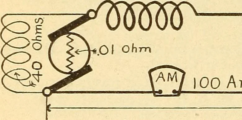 An illustration from Lessons in practical electricity; principles, experiments, and arithmetical problems, an elementary text-book, 1903, leaf 407