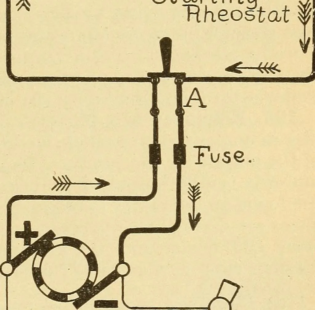 An illustration from Lessons in practical electricity; principles, experiments, and arithmetical problems, an elementary text-book, 1903, leaf 428