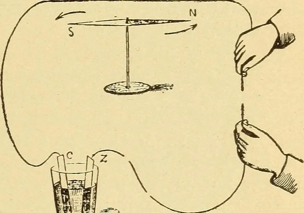 An illustration from Lessons in practical electricity; principles, experiments, and arithmetical problems, an elementary text-book, 1903, leaf 70
