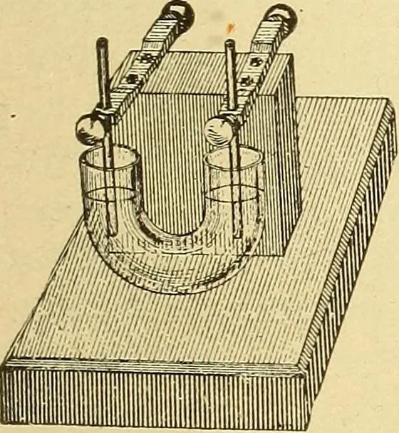 An illustration from Lessons in practical electricity; principles, experiments, and arithmetical problems, an elementary text-book, 1903, leaf 80